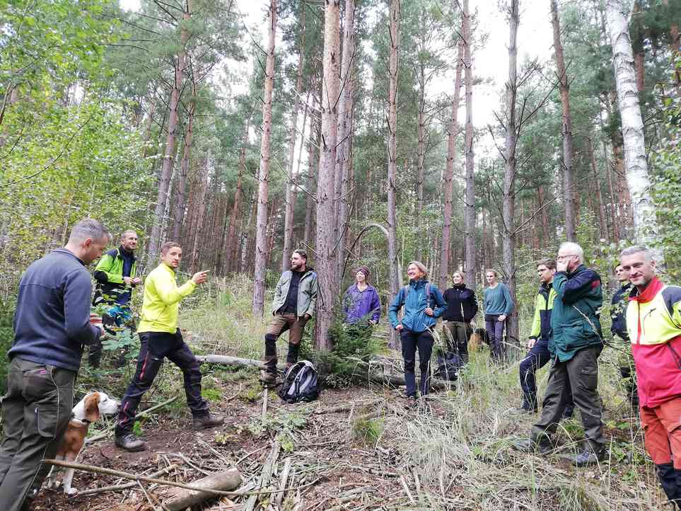 Ein Freitag für den Dauerwald im Forstamt Jena - Holzland